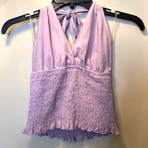 Lavender halter top